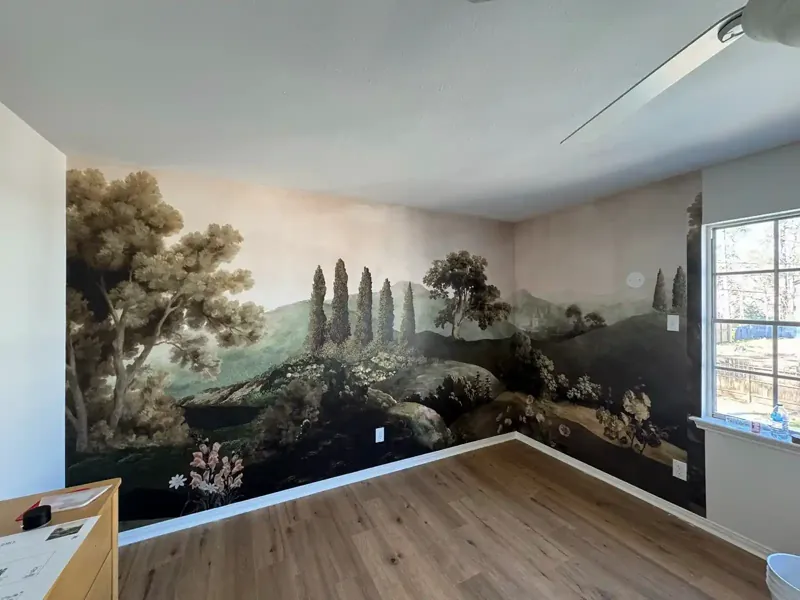 Denver commercial wallpaper project