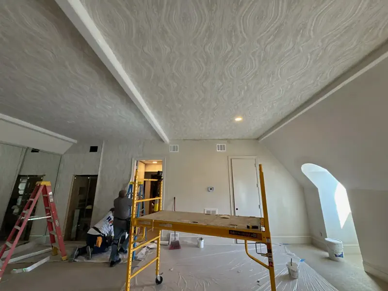 Historic Home Wallpaper process