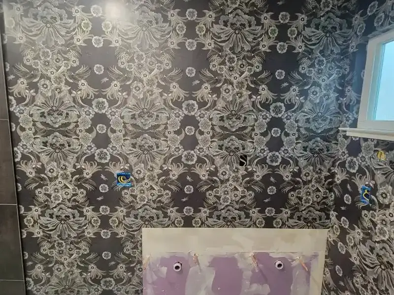 Residential wallpaper installation in Denver
